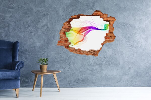 Díra 3D fototapeta Barevná abstrakce nd-c-61042028