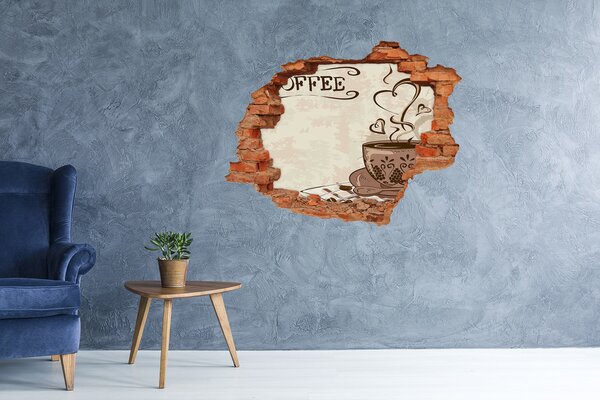 Fototapeta díra na zeď Aromatická káva nd-c-60905219
