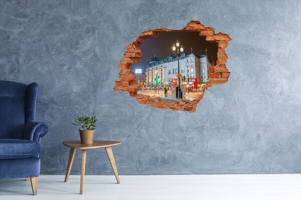 Fototapeta díra na zeď 3D Londýn noc nd-c-61610154