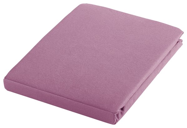 ELASTICKÉ PROSTĚRADLO, žerzej, tmavě růžová, 150/200 cm Bio:Vio - Prostěradla, Online Only
