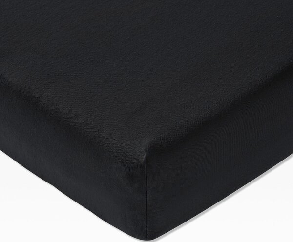 ELASTICKÉ PROSTĚRADLO, žerzej, černá, 140/200 cm Joop! - Prostěradla, Online Only