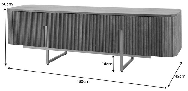 Massive home | Televizní stolek Gatsby 160 CM masiv mango