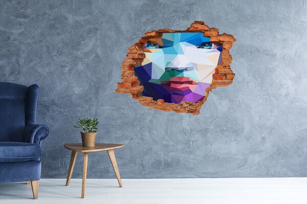 Díra 3D fototapeta nálepka Abstrakce žena nd-c-62540121