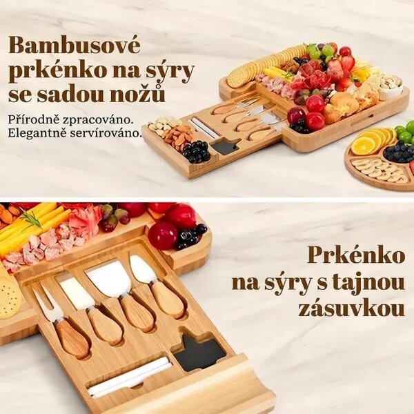 Plattera™ Sada Na Sýry A Uzeniny
