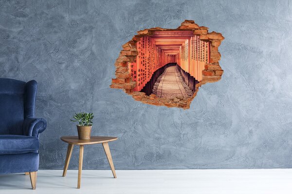 Nálepka fototapeta 3D výhled Brámy Kioto nd-c-64009728