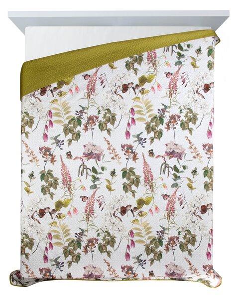 PŘEHOZ NA POSTEL D91 ROSA 170X210 CM VZOROVANÁ