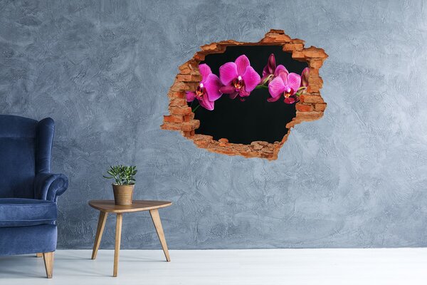 Samolepící díra nálepka Orchidej nd-c-64284743