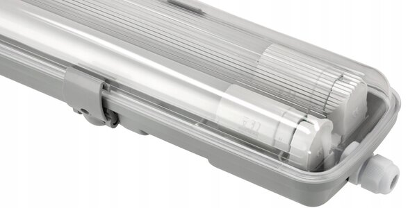 10× Hermetické svítidlo 120 cm - lampa + trubice LED 20× do garáže BERGE