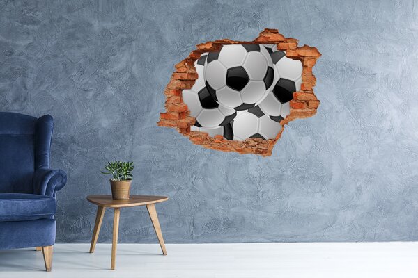 Fototapeta díra na zeď 3D Fotbal nd-c-65189823