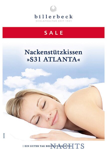 ŠÍJOVÝ OPĚRNÝ POLŠTÁŘ 40/80 cm Billerbeck - Anatomické polštáře, Online Only