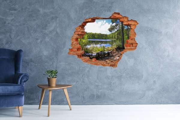 Nálepka fototapeta 3D na zeď Lesní panorama nd-c-65467698