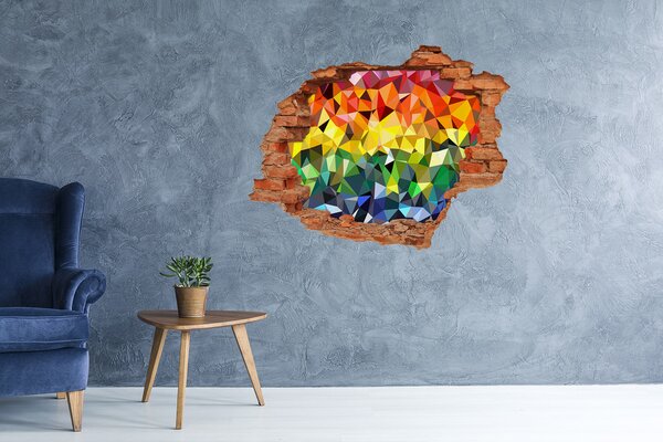 Díra 3D fototapeta na stěnu Gemetrické pozadí nd-c-67222726