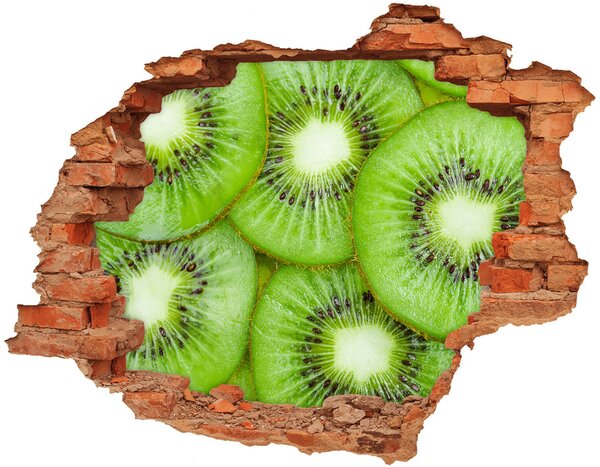 Nálepka 3D díra na zeď Kiwi nd-c-67162622