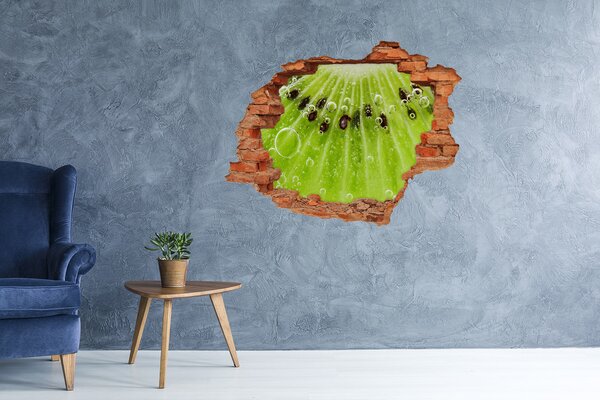 Nálepka 3D díra na zeď Kiwi nd-c-67162624