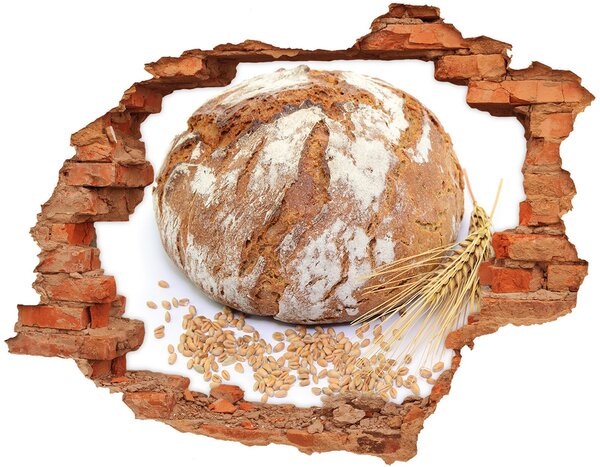 Nálepka 3D díra Chléb a pšenice nd-c-67143985