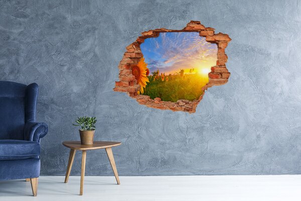 Nálepka fototapeta 3D Pole slunečníků nd-c-67337817