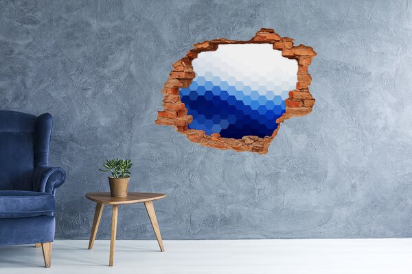 Díra 3D fototapeta nálepka Kvádry pozadí nd-c-67430549