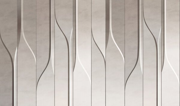 Fototapety imitace stěnových panelů v béžových tónech, Fototapety 3D, w04169 : uwalls.cz