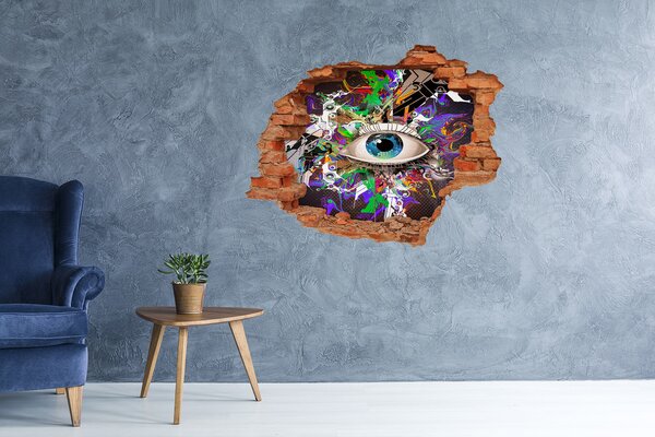 Díra 3D fototapeta nálepka Abstraktní oko nd-c-68352611