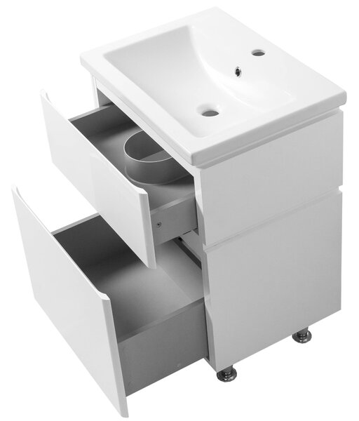 Lavedo Lion I 70 White koupelnová skříňka s umyvadlem