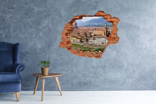 Fototapeta díra na zeď 3D Florencie Itálie nd-c-68837001