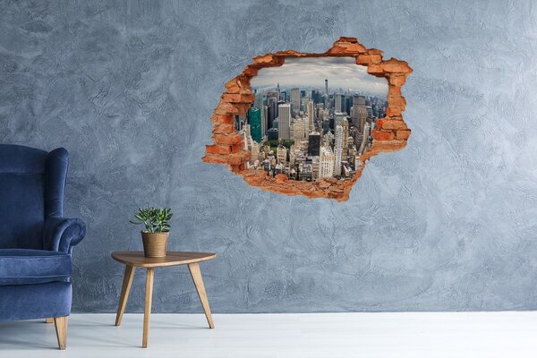 Fototapeta díra na zeď 3D New York nd-c-69029803