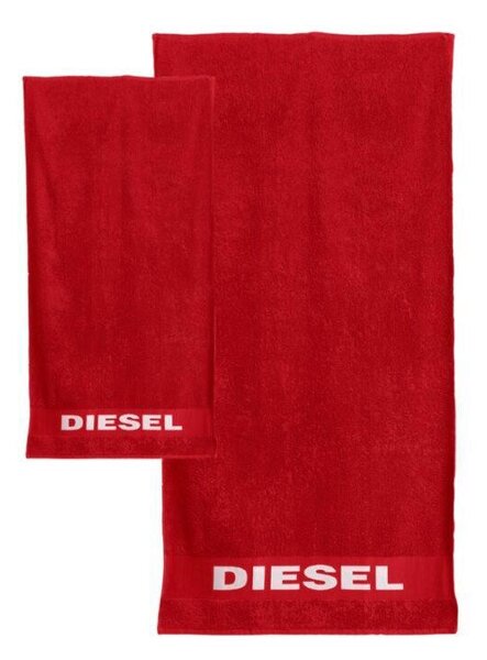 SADA RUČNÍKŮ A OSUŠEK, červená Diesel - Sady ručníků, Online Only