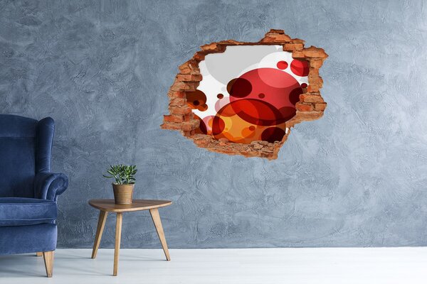 Díra 3D fototapeta nálepka Abstrakce kola nd-c-71697226