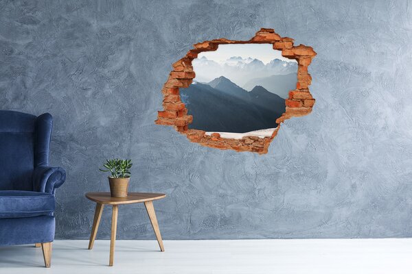 Nálepka fototapeta 3D výhled Horské štíty nd-c-72501918