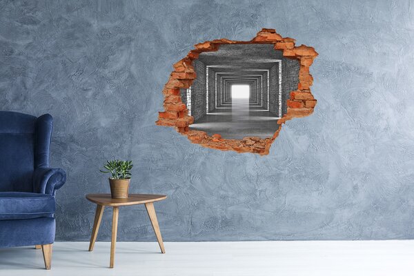 Díra 3D fototapeta na stěnu Tunel z cihly nd-c-73368031