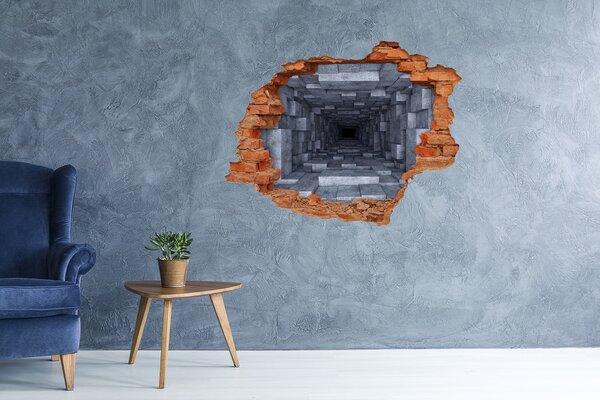 Díra 3D fototapeta nálepka Tunel nd-c-74393146