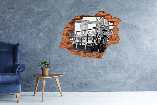 Fototapeta díra na zeď 3D Kolo v Londýně nd-c-74244264