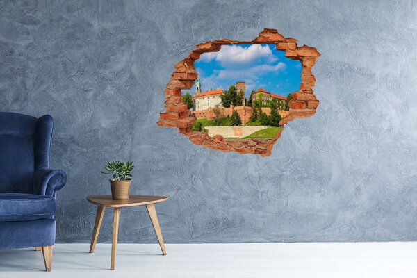 Fototapeta díra na zeď 3D Krakov Polsko nd-c-74616787
