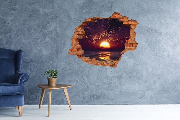 Nálepka fototapeta 3D výhled Západ slunce nd-c-75562875