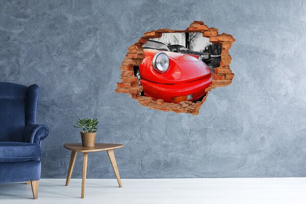 Foto fotografie díra na zeď Klasický automobil nd-c-76157835