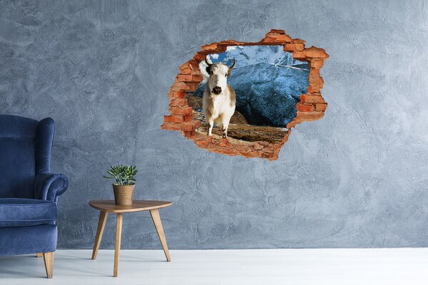 Díra 3D fototapeta nálepka Hory nd-c-76308840