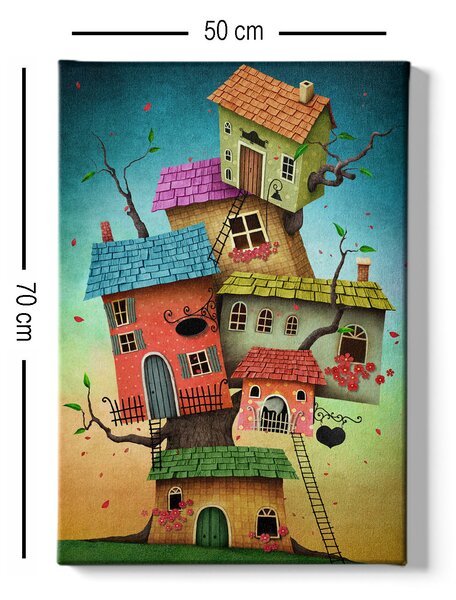 ASIR Nástěnný obraz TREEHOUSE plátno 50 x 70 cm
