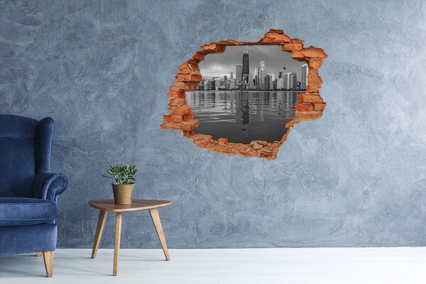 Fototapeta díra na zeď 3D nálepka Chicago nd-c-77638658
