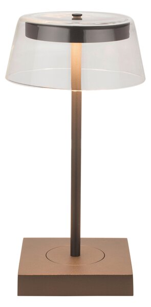 STOLNÍ LAMPA NA BATERIE, stmívač s regulačním kolečkem, 13,7/27 cm Dieter Knoll - Online Only svítidla, Online Only