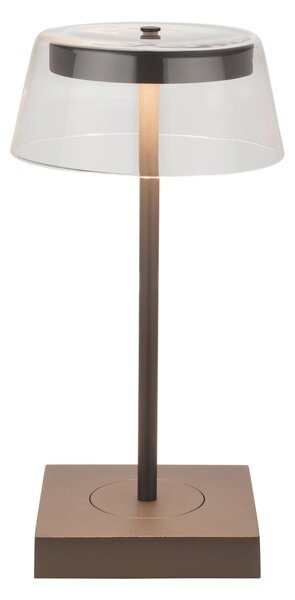 STOLNÍ LAMPA NA BATERIE, stmívač s regulačním kolečkem, 13,7/27 cm Dieter Knoll - Online Only svítidla, Online Only