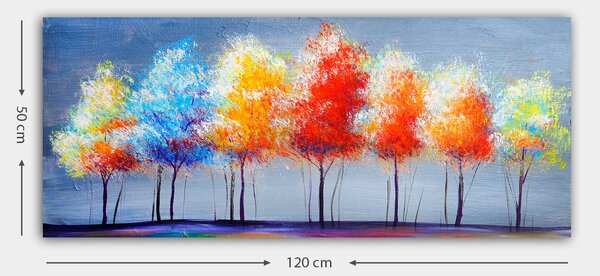 ASIR Nástěnný obraz STROMY 120 x 50 cm