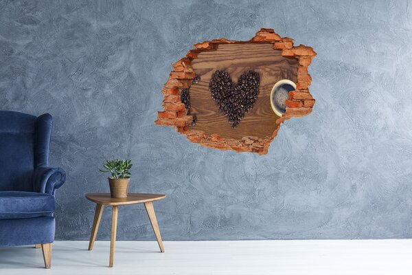 Fototapeta díra na zeď I love coffee nd-c-77959607