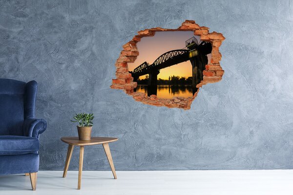 Fototapeta díra na zeď 3D Most v Thajsku nd-c-77786967
