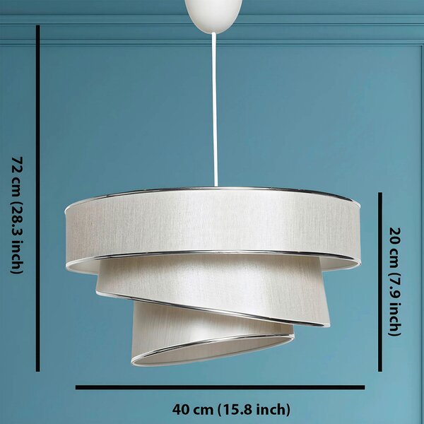 ZÁVĚSNÉ SVÍTIDLO, 40/72 cm P & B - Online Only svítidla, Online Only