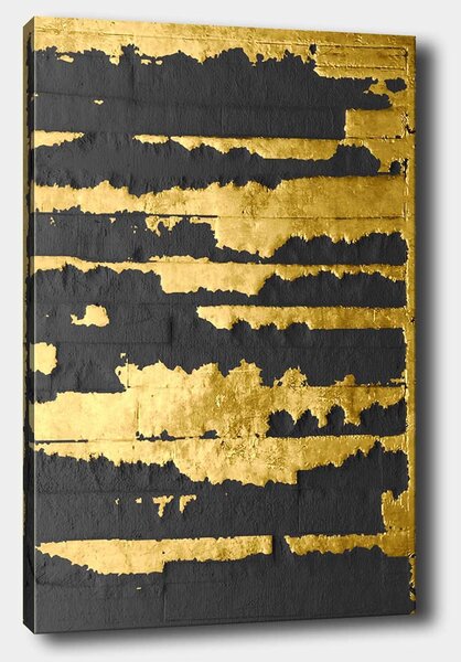 ASIR Nástěnný obraz ZLATO plátno 70 x 100 cm