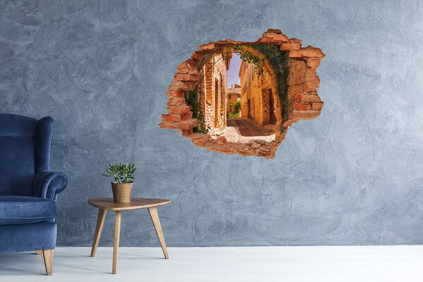 Fototapeta díra na zeď 3D Romantická ulička nd-c-78375869