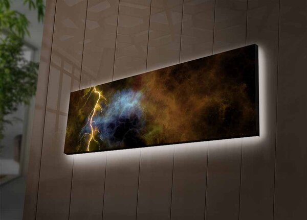 ASIR Nástěnný obraz s LED osvětlením STORM