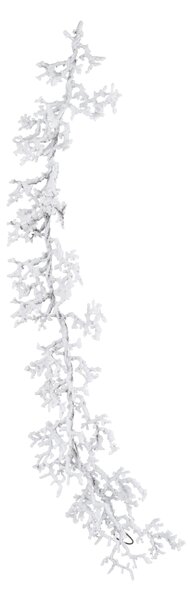 Bílá zasněžená dekorační větvička Snowy - 22*5*104cm