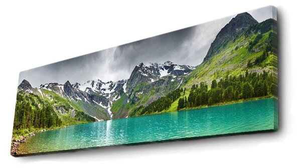 ASIR Nástěnný obraz s LED osvětlením MOUNTAINS