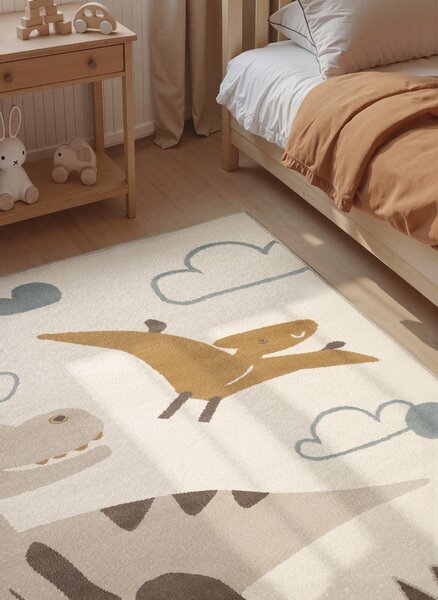 Hanse Home, Dětský koberec Adventures 106412 Cream Multicolor, 120x170, vícebarevná, dětský pokoj